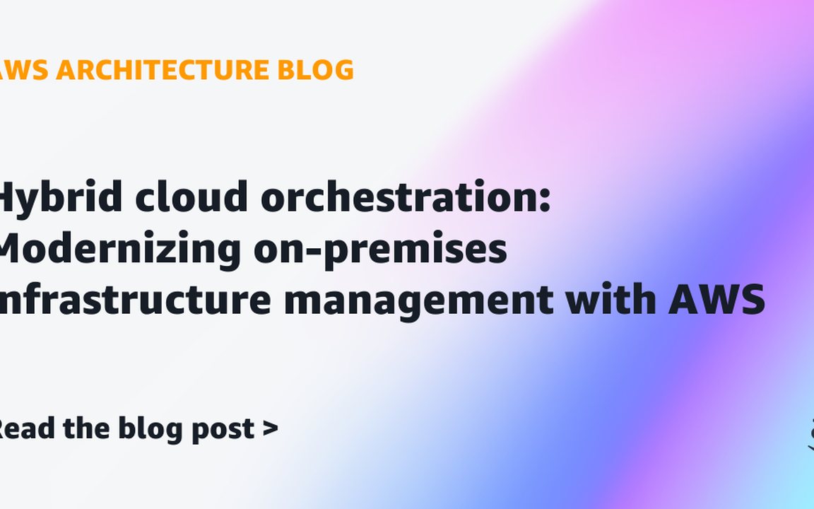 จัดการดาต้าเซ็นเตอร์หลายแห่งจากศูนย์กลางเดียว: สถาปัตยกรรม hybrid cloud orchestration แบบ event-driven บน AWS