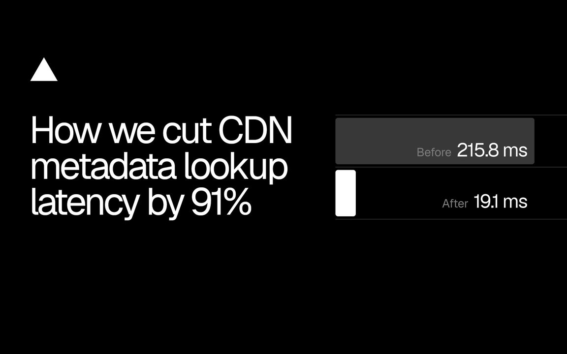 ลดความหน่วง P99 ของ CDN ลง 91% ด้วยการรวมข้อมูลเป็นชิ้นขนาดพอดี: บทเรียนเรื่อง cache จาก Vercel