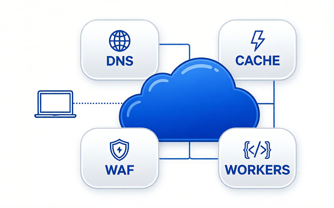 Cloudflare ฉบับเริ่มต้น: เข้าใจ DNS, Cache, WAF และ Workers ใน 10 นาที