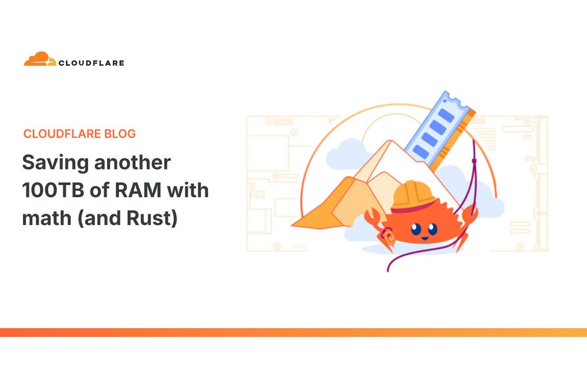 Cloudflare ประหยัด RAM 100 TB ด้วยคณิตศาสตร์และ Rust: ลดจุดแฮชใน consistent hashing ลง 90% โดยการกระจายโหลดแทบไม่เปลี่ยน