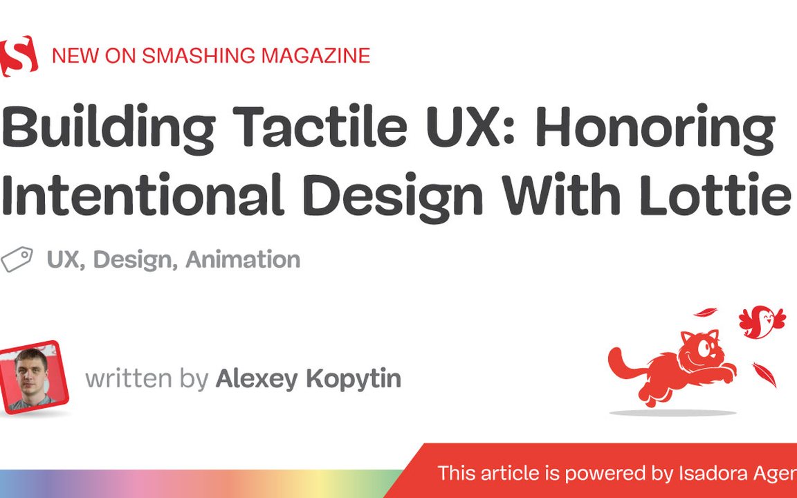 ออกแบบ UX ที่สัมผัสได้ด้วย Lottie: เมื่อการควบคุมเฟรมชนะการจำลองฟิสิกส์