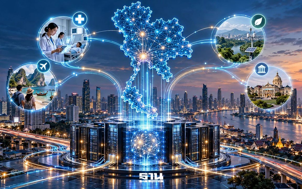 BDI วางแผนปี 2570 เชื่อมข้อมูลรัฐผ่านแพลตฟอร์ม D2 ใช้จริงทั้งด้านภัยพิบัติ สุขภาพ ท่องเที่ยว และฝุ่น PM 2.5 พร้อมพัฒนา ThaiLLM ให้เข้าใจภาษาถิ่น